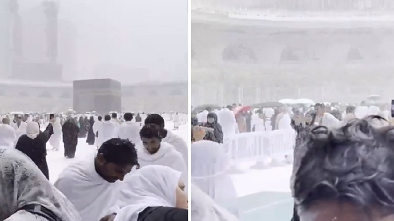 &#8220;الأرصاد&#8221;: لا صحة للفيديو المتداول لتساقط الثلوج على المسجد الحرام