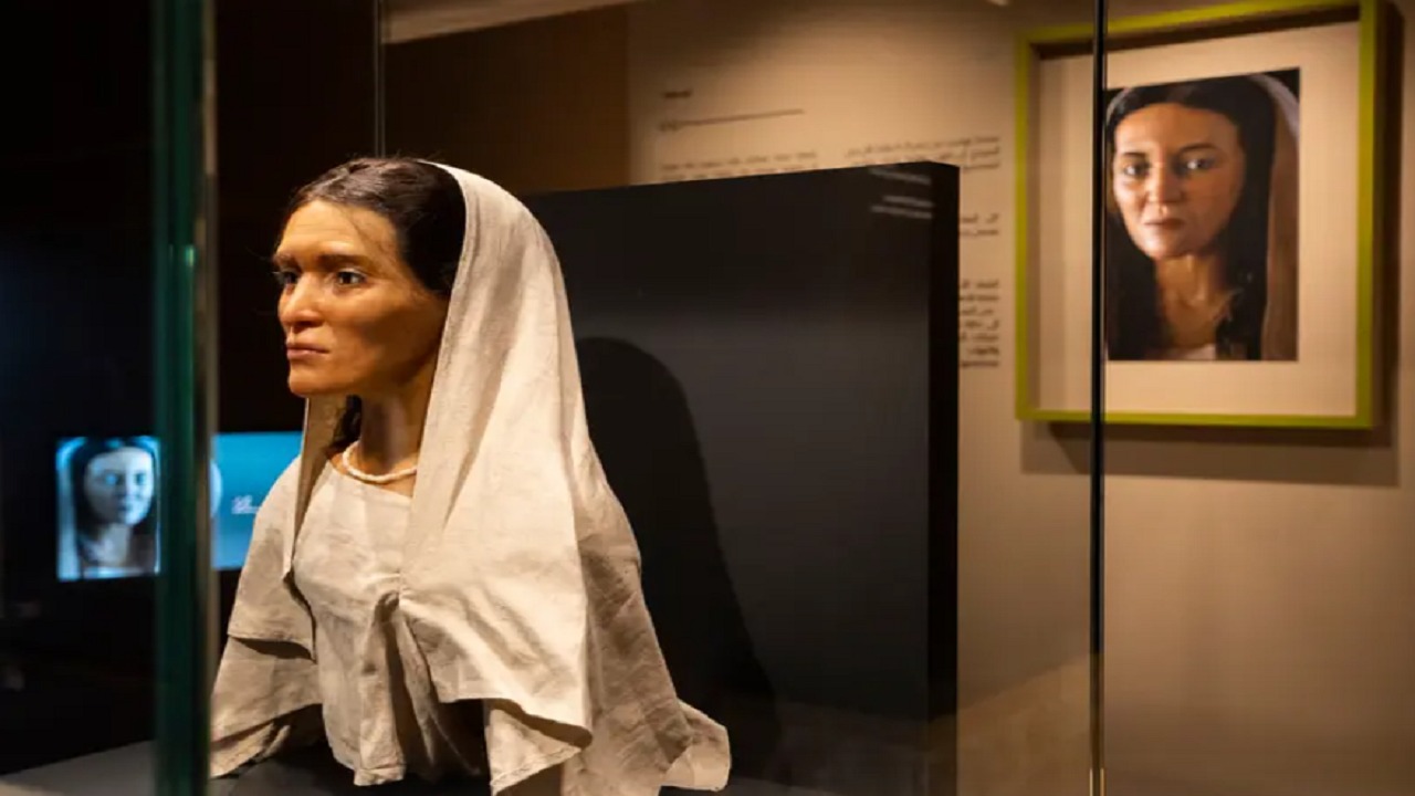 شاهد .. إعادة بناء لوجه امرأة عاشت قبل 2000 عام في العُلا