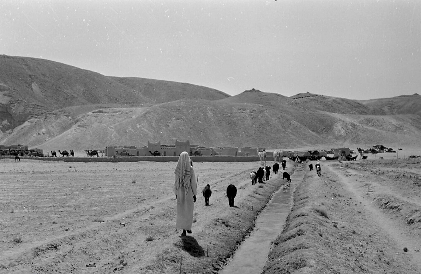 مشهد من قرية خفس دغرة بالخرج قبل 78 عام