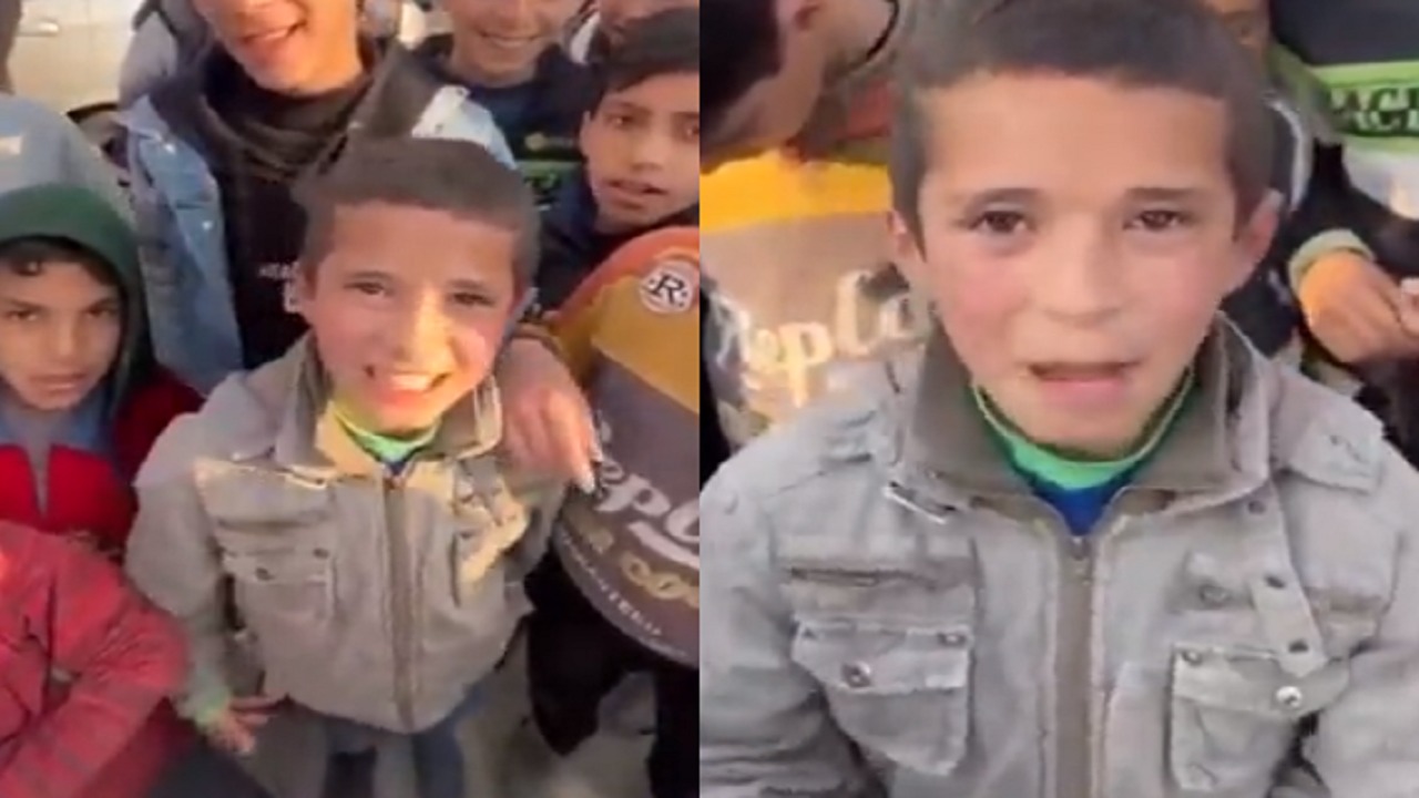 بالفيديو .. طفل سوري يدعو الله لزيارة النصر ولقاء رونالدو