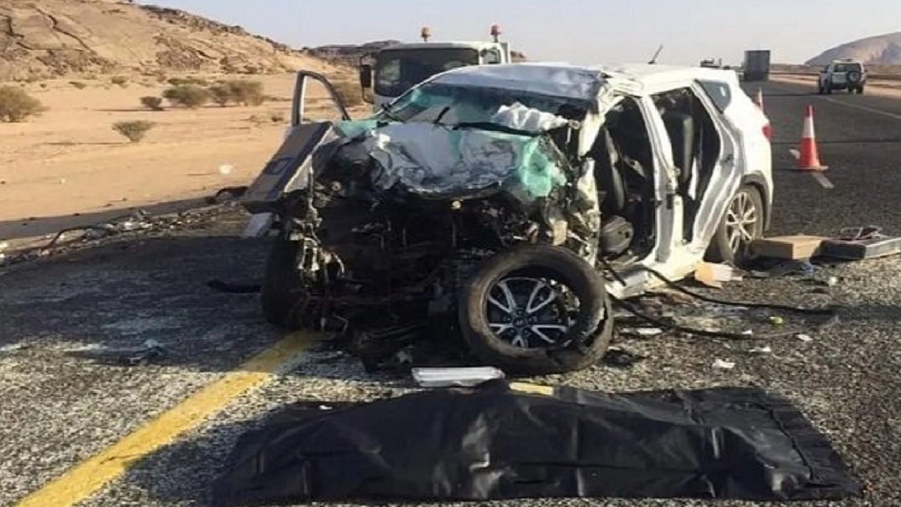 وفاة عائلة كاملة في حادث أثناء عودتهم من الرياض إلى جازان