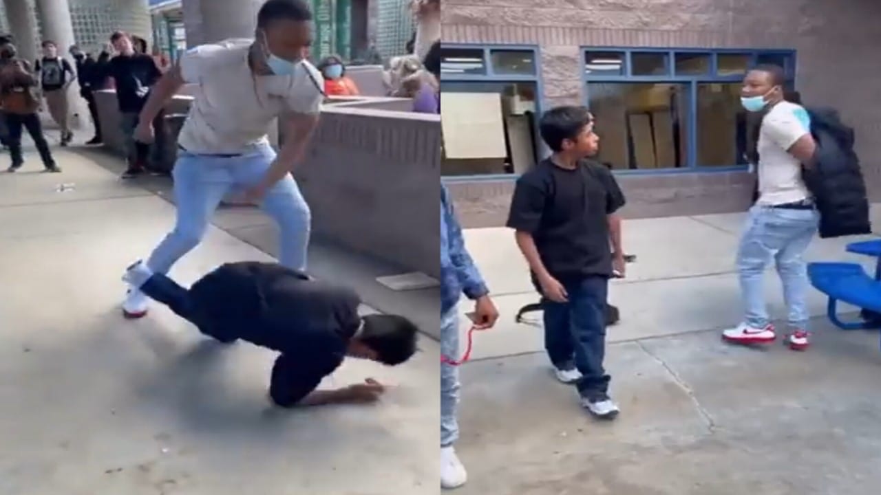 بالفيديو.. لحظة هجوم معلم على مراهق وضربه لوصفه بشكل عنصري