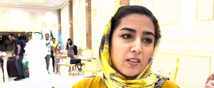 فيديو..إيرانية قادمة من السودان: سمعنا ما تقوم به السعودية واستنجدنا بهم