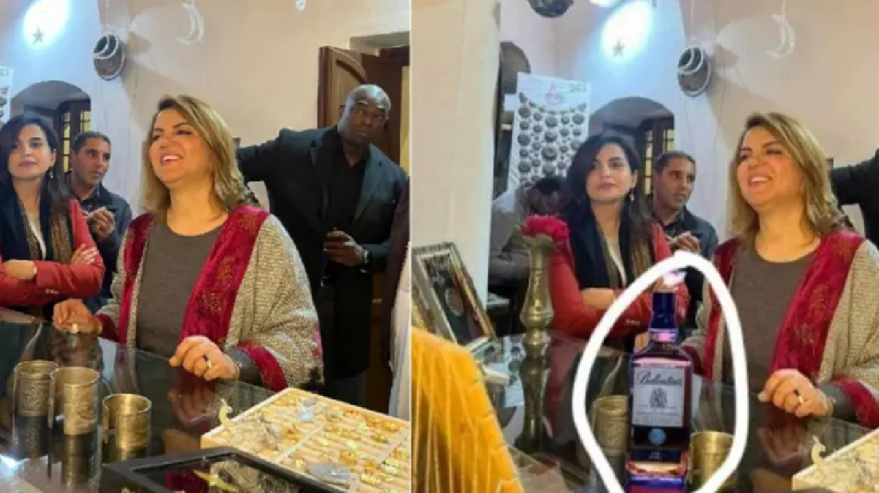 صورة متداولة لوزيرة ليبية وبجانبها زجاجة خمر تثير الجدل