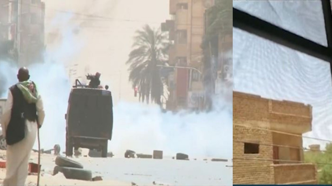 فيديو..مكتب قناة “الإخبارية” في الخرطوم يتعرض لإطلاق نار