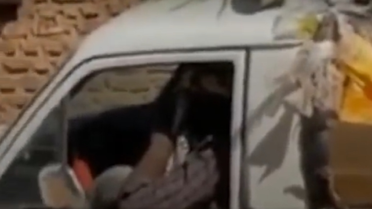 بالفيديو.. بائع سوداني يتجاهل الاشتباكات ويروج لبضاعته بمكبر صوت