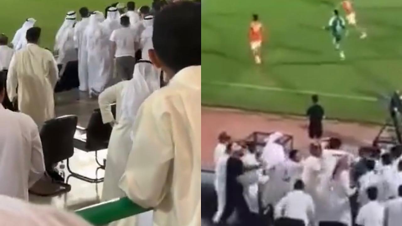 للمرة الثانية خلال أسبوع.. اشتباكات بالأيدي بين لاعبي العربي وكاظمة في الدوري الكويتي (فيديو)