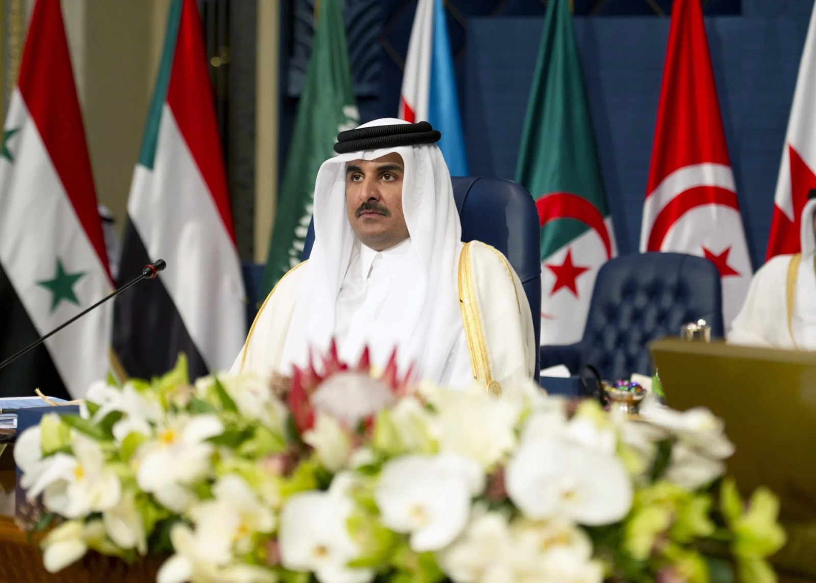 أميرِ قطر: نشكر خادم الحرمين وولي عهده على كرم الضيافة بقمة جدة