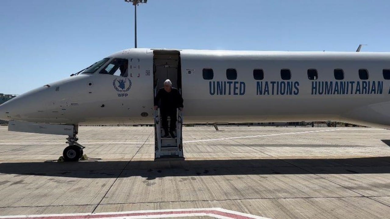 طائرة الأمم المتحدة تصل فارغة من السودان بسبب دواع أمنية
