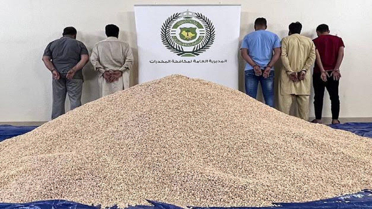 ضبط 8 ملايين قرص من مادة الإمفيتامين المخدر