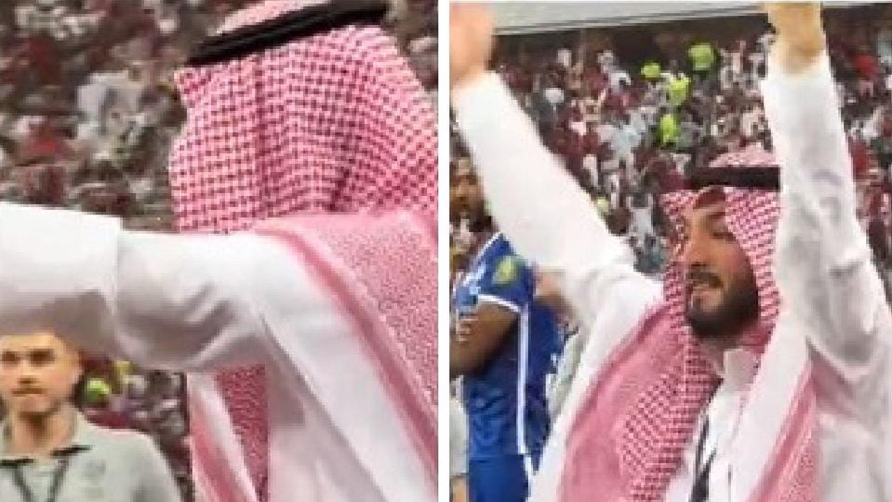 رئيس الهلال يوجه الجماهير بالتشجيع قبل ركلة الوحدة الاخيرة “فيديو”