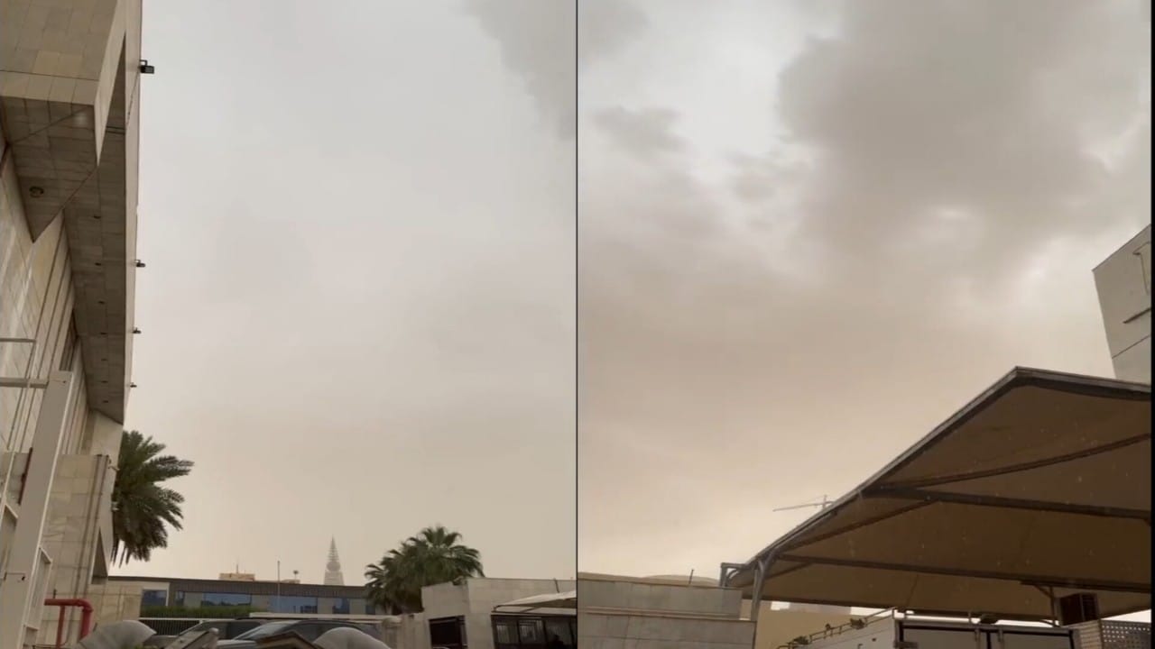 هطول أمطار غزيرة على الرياض.. فيديو