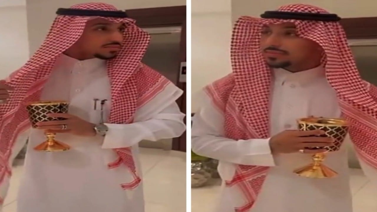 سالم الدوسري لزوجته أشواق العمير: أحبك..فيديو