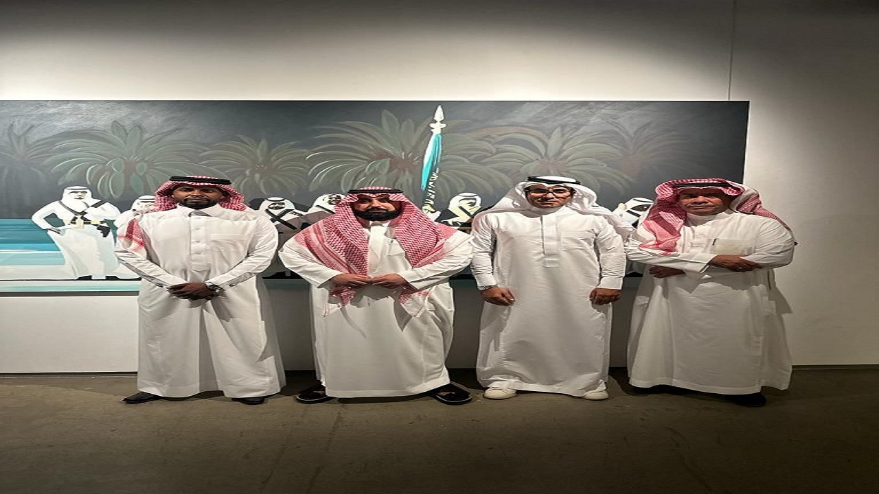 افتتاح معرض “شامت” للرسم للفنان التشكيلي بندر المحمد