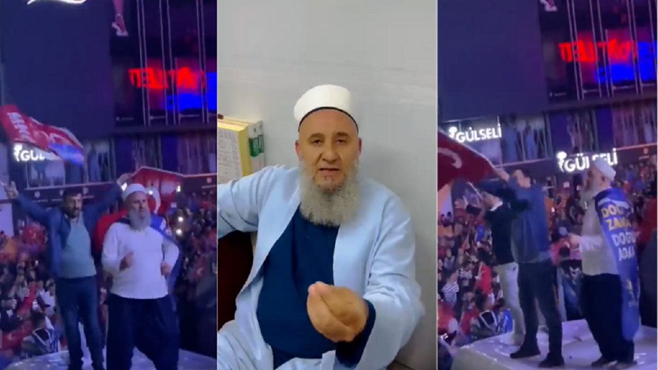 مسن تركي يعتذر بعد رقصه احتفالا بفوز أردوغن (فيديو)