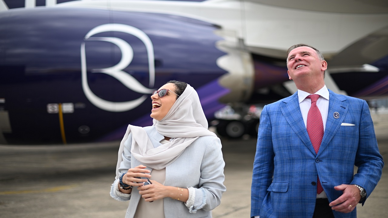 الأميرة هيفاء تستكشف طيران الرياض .. صور