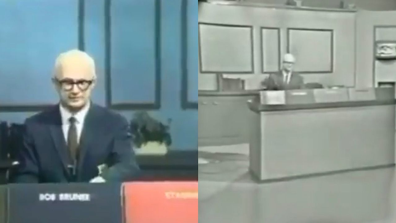 لحظة تحول البث التلفزيوني من الأسود والأبيض إلى الملون على الهواء عام 1976 .. فيديو