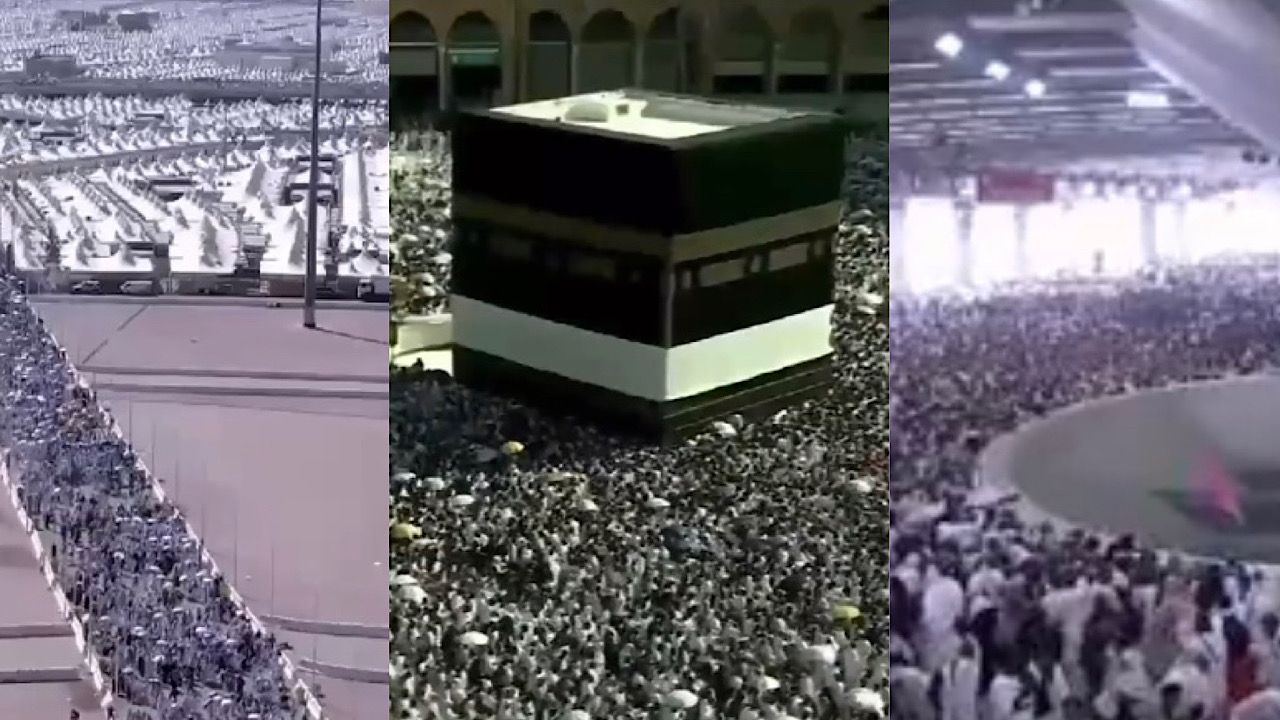المملكة مضرب مثل في تنظيم الحشود من 3 مواقع في اللحظة نفسها .. فيديو