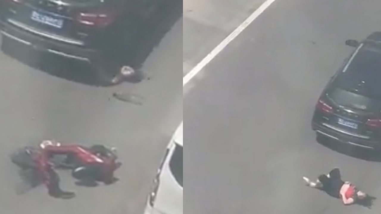 صيني يقتل امرأة بوحشية دعسًا بسيارته .. فيديو