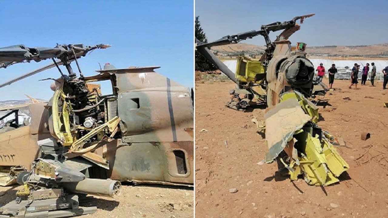 سقوط مروع لطائرة عسكرية في الأردن.. فيديو