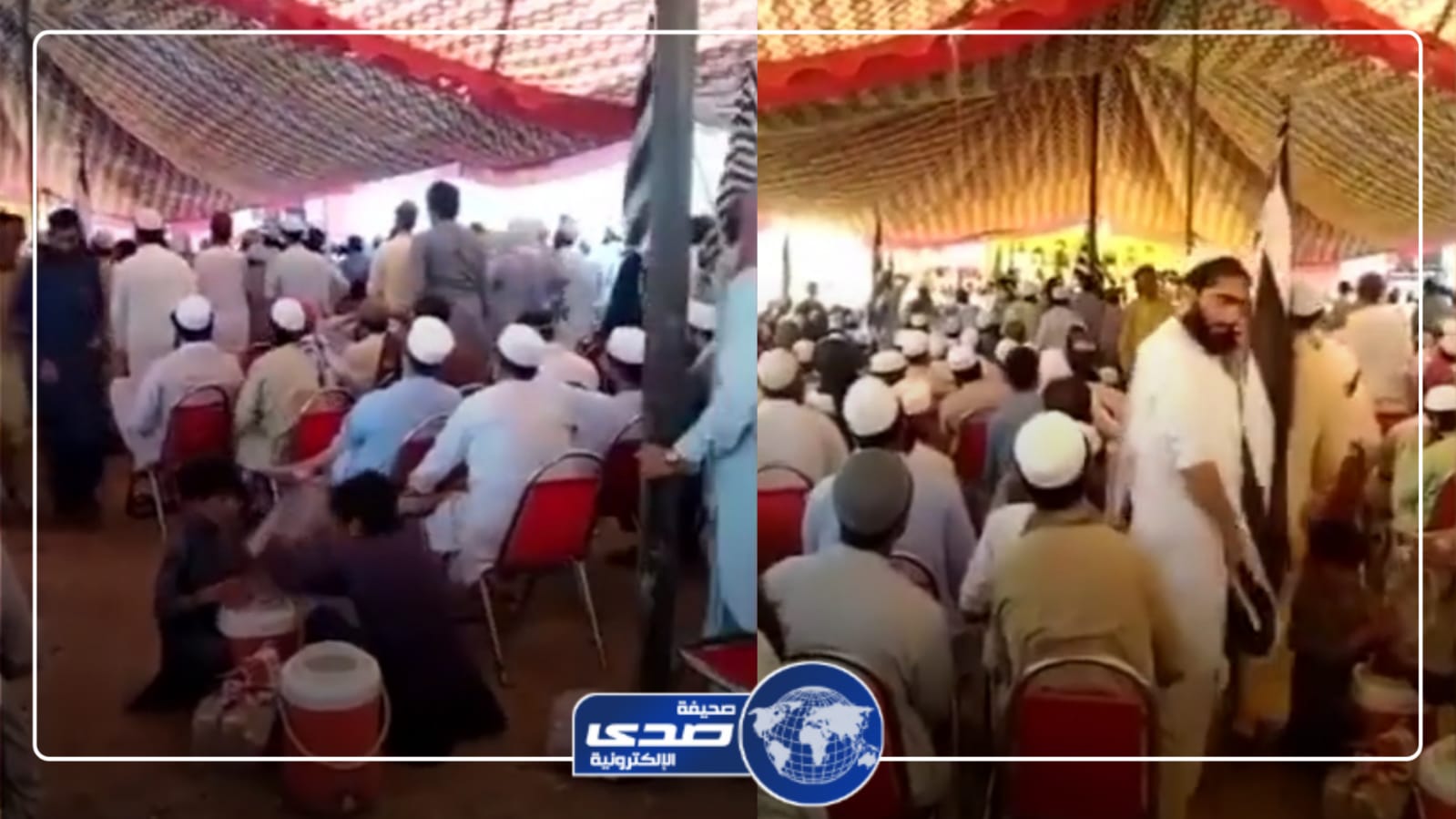 لحظة تفجير مجمع لمؤتمر غرب باكستان.. فيديو