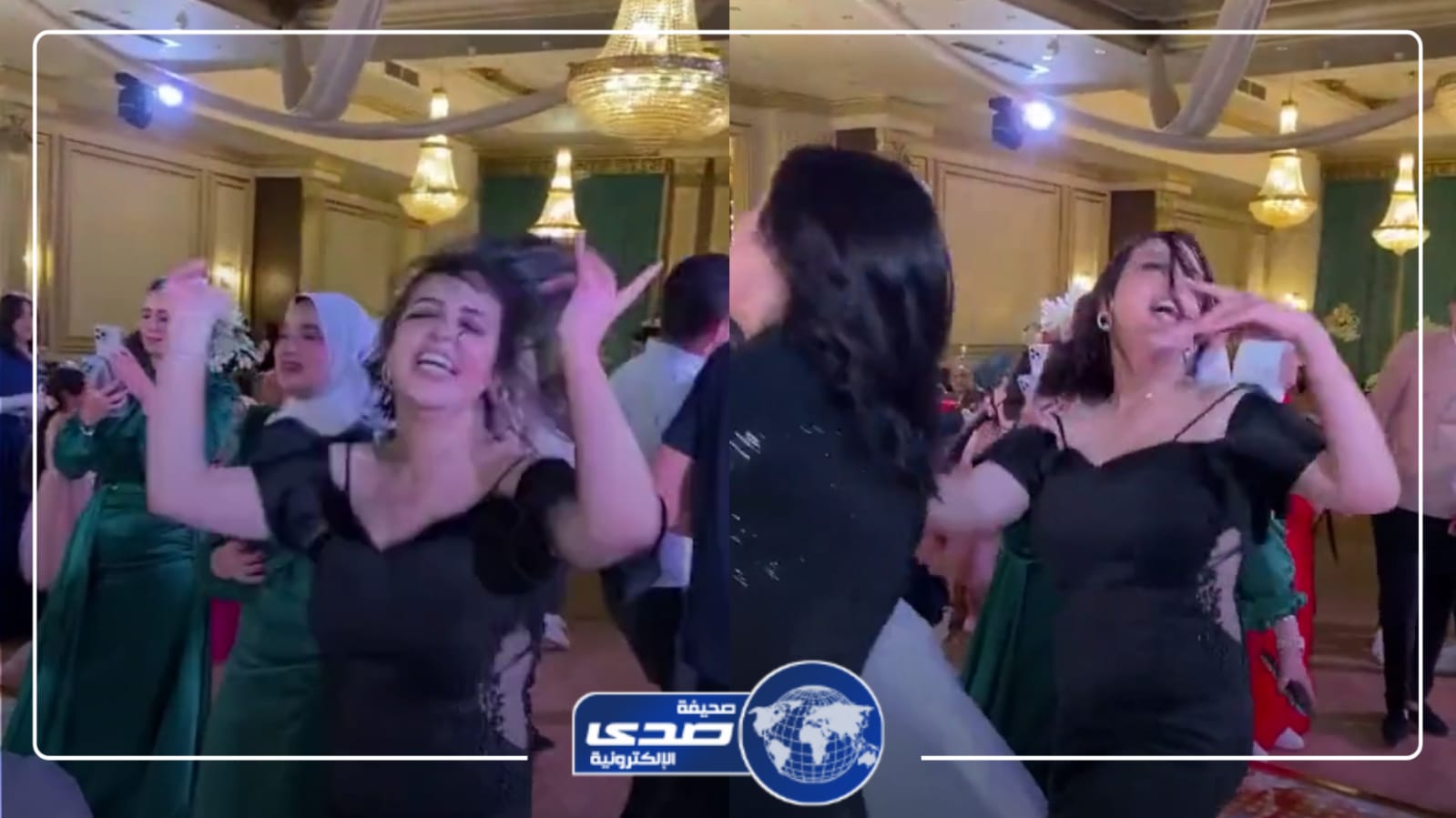 فتاة تحول حفل زفاف عروس بمصر لتريند بوصلة رقص هستيرية .. فيديو