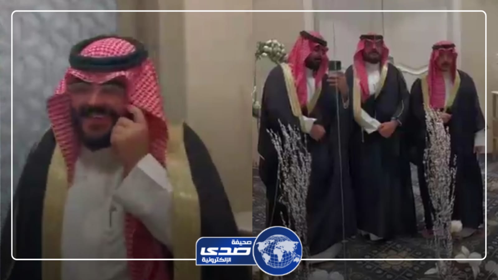 مجموعة أخوة يشاركون فرحتهم بزواج شقيقتهم بدموع الفرحة .. فيديو