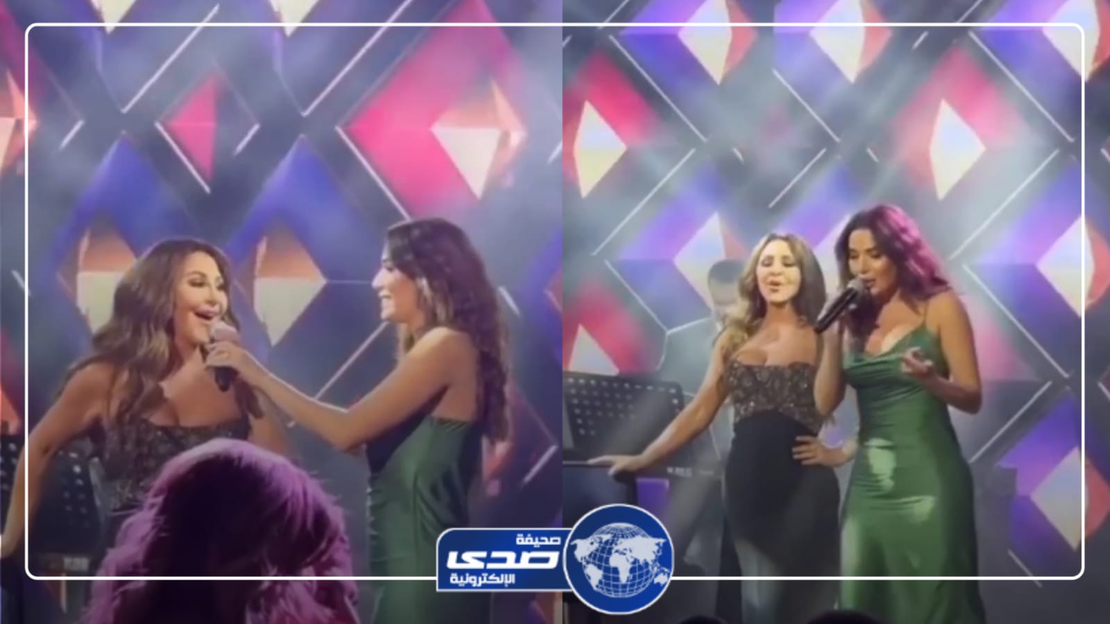 رقص سيرين عبد النور: أناقة وإثارة في حفل غناء إليسا.. فيديو