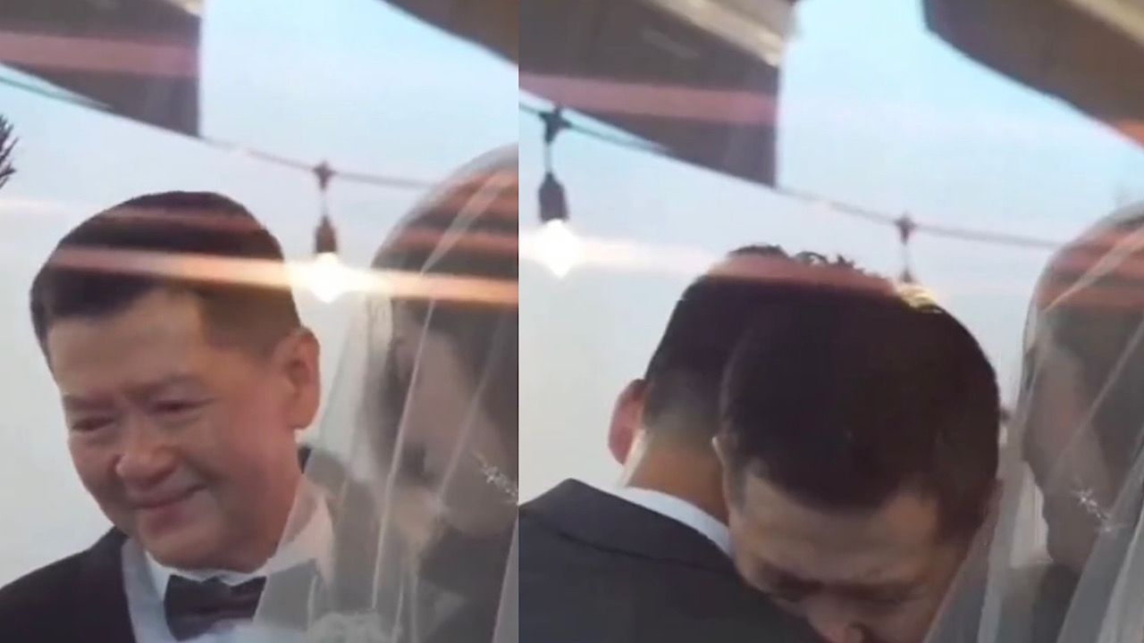 وصية أب لزوج ابنته في حفل زفافها تبكي الحضور .. فيديو
