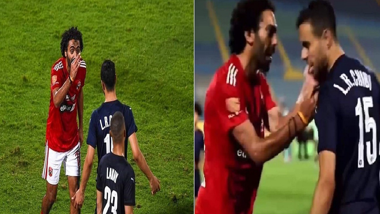 لحظة صفع حسين الشحات للاعب بيراميدز .. فيديو