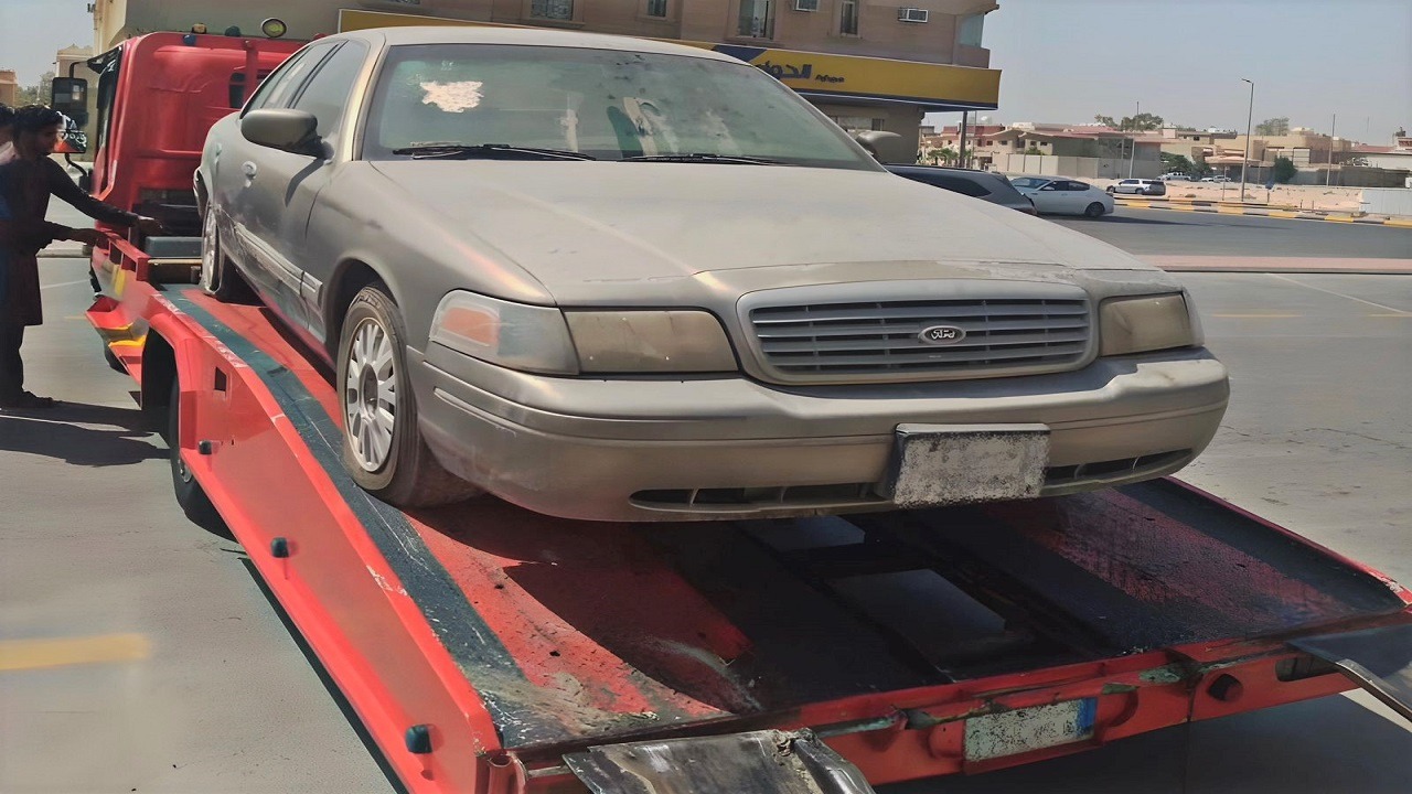 رفع 24 سيارة تالفة من شوارع الظهران