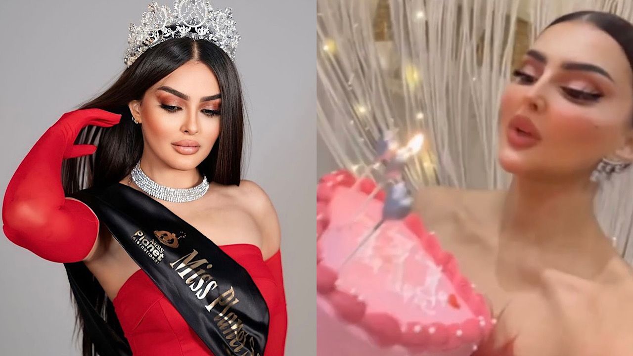 ملكة جمال المملكة تحتفل بعيد ميلادها بإطلالة مميزة وجذابة   .. فيديو