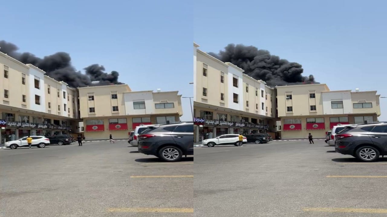 اندلاع حريق في محل بمجمع تجاري بجدة.. فيديو