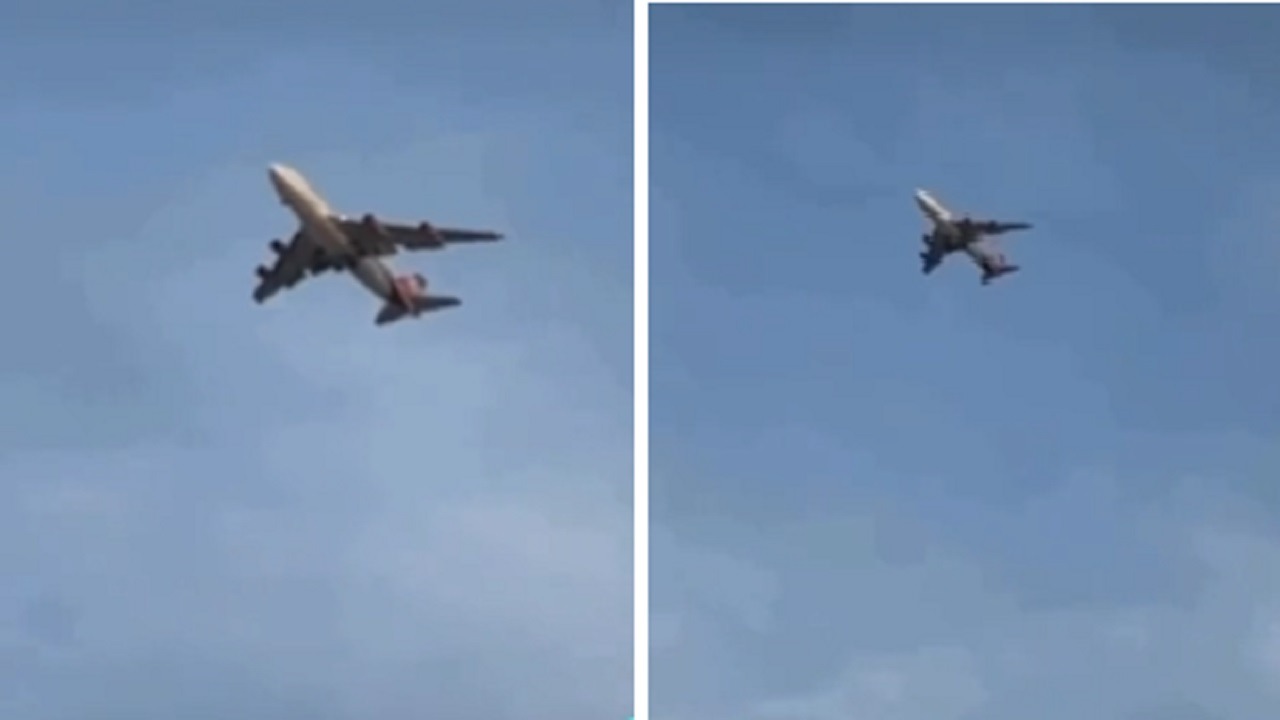 قصة سقوط الركاب من طائرة في سماء جدة .. فيديو