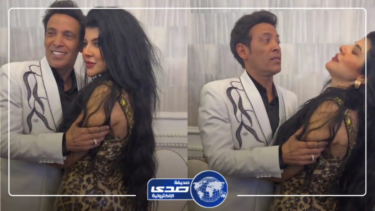 سعد الصغير يقع في موقف محرج بسبب زوجته الراقصة.. فيديو