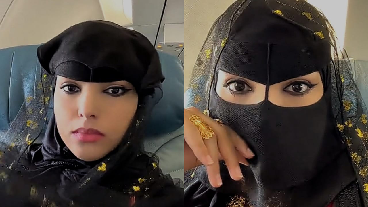 سارة الودعاني بالزي الشعبي أثناء زيارتها وادي الدواسر .. فيديو