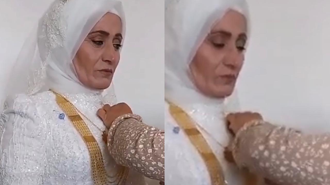 امرأة تتزوج من الشخص التي تحبه بعد انتظار دام لـ 40 عام .. فيديو
