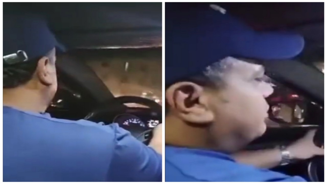 مشهد طريف لرجل قصيمي يتحدث مع سائق مصري باللهجة القصيمية .. فيديو