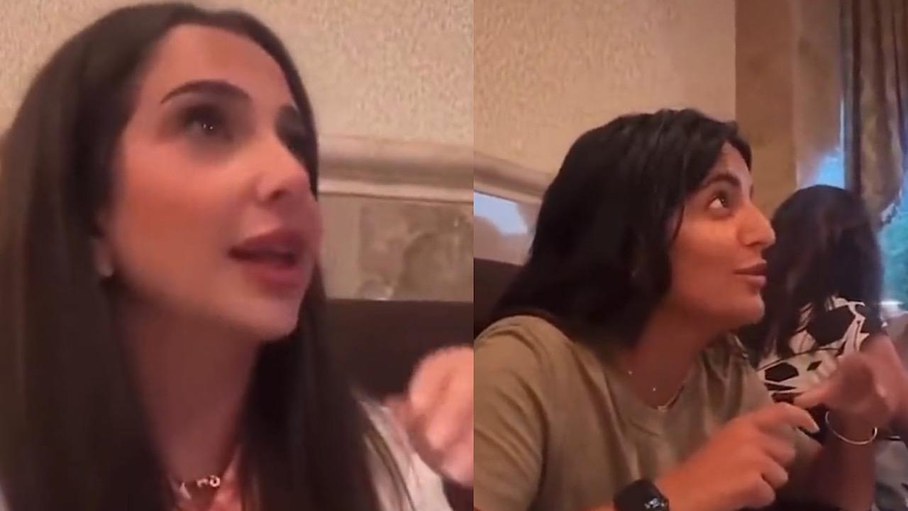 رندا حجاج وصديقتها يطلبان الحكاكة من مطعم في أمريكا .. فيديو