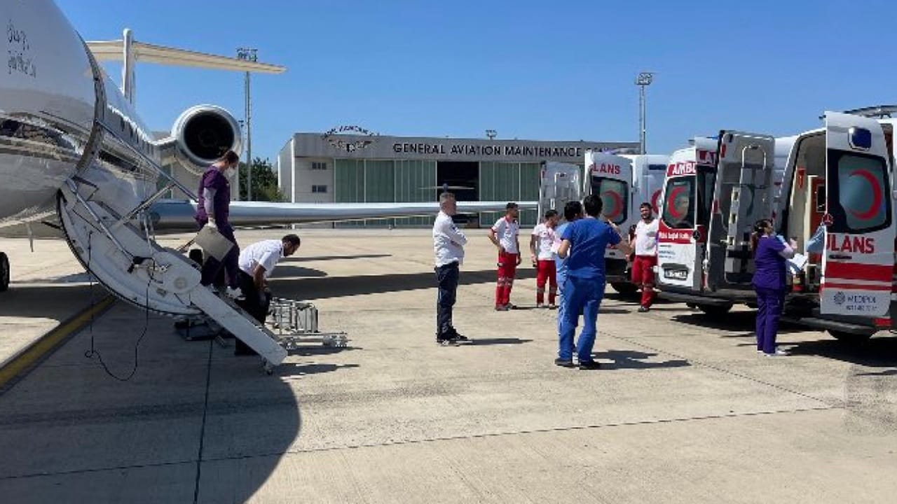 نقل 3 مواطنين من ‎تركيا إلى ‎المملكة بطائرة الإخلاء الطبي