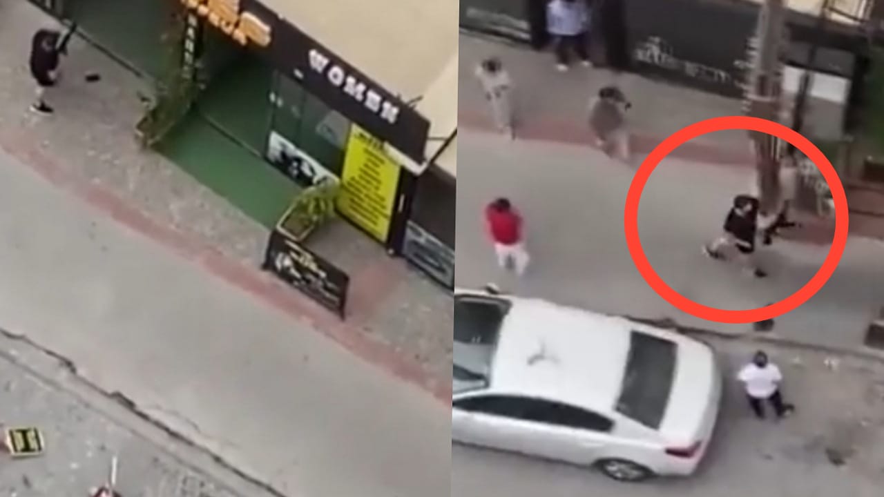 شخص مسلح يداهم صالون حلاقة في وضح النهار باسطنبول..فيديو