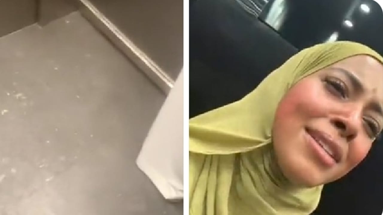 فتاة تتعرض لموقف محرج أثناء غنائها داخل مصعد .. فيديو
