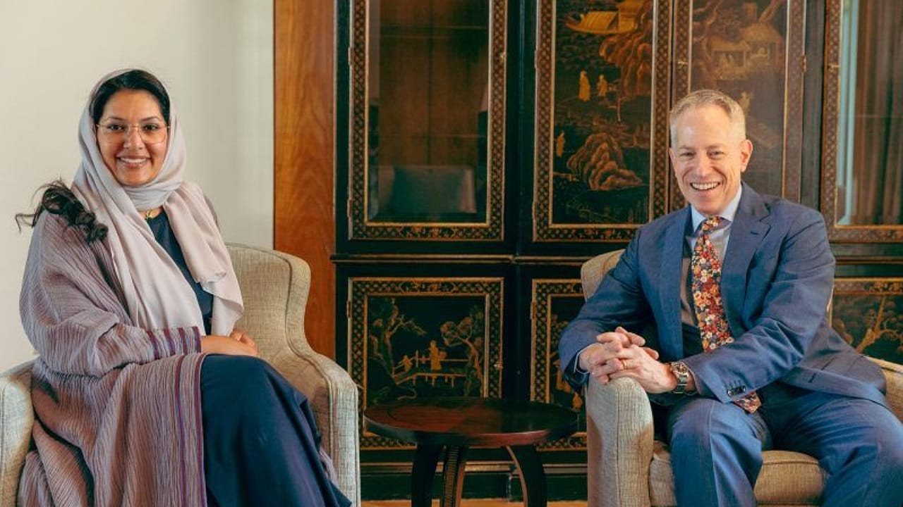 السفير الأمريكي في كوينسي هاوس: تشرفت باستضافة الأميرة ريما بنت بندر