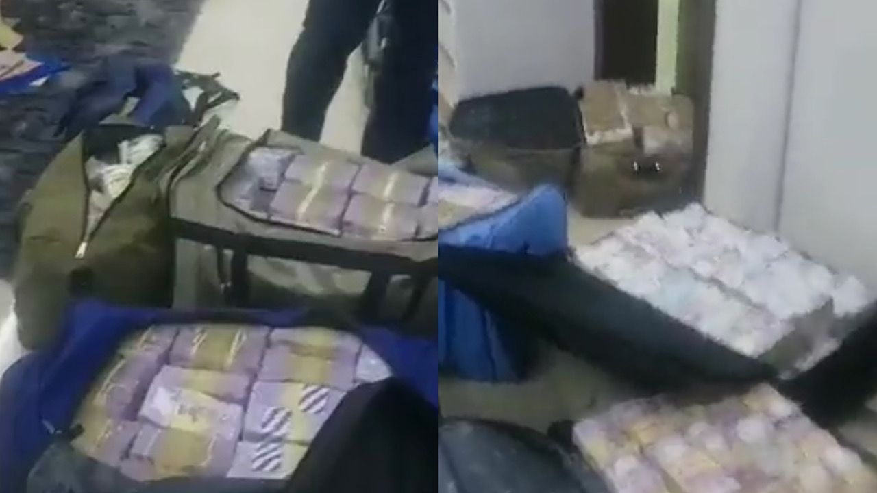 العثور على حقائب مليئة بالأموال في منزل رئيس ⁧‫الغابون‬⁩ .. فيديو