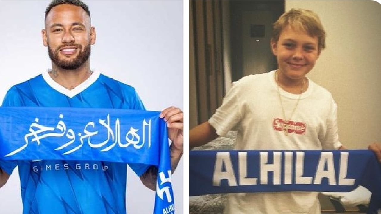 ظهور نجل نيمار بشعار الهلال