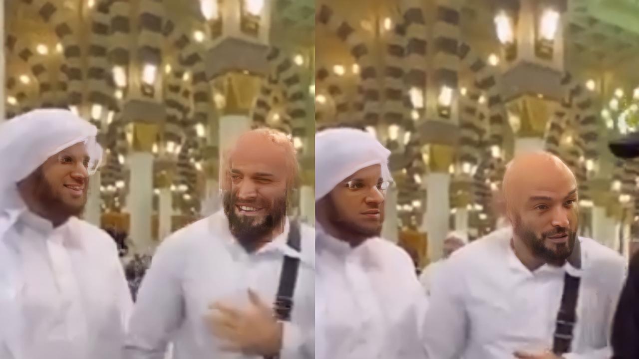 رد عفوي لإمام المسجد النبوي يدخل أحد الزائرين في نوبة ضحك .. فيديو