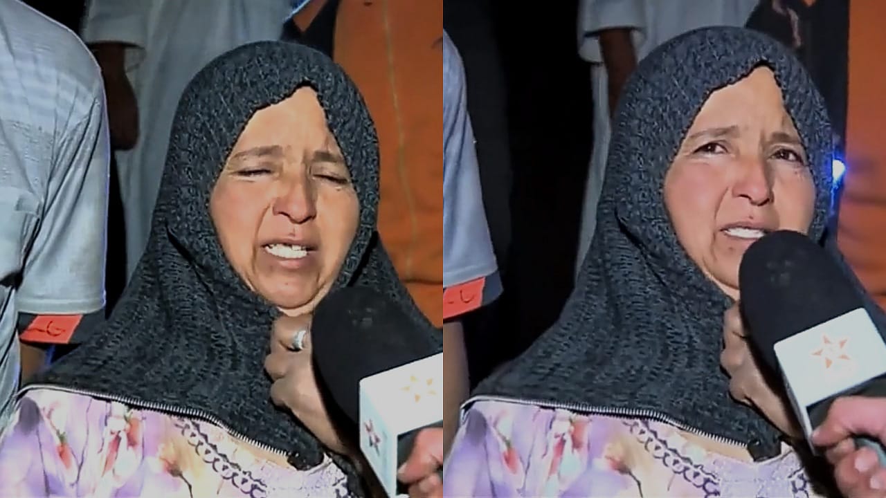 سيدة تفقد زوجها وأبنائها الأربعة بسبب زلزال المغرب .. فيديو