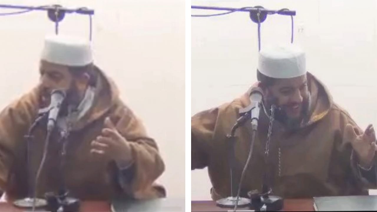 &#8220;يا أسعدها أن نموت في بيت الله&#8221; شيخ مغربي يرفض الهروب أثناء الزلزال .. فيديو