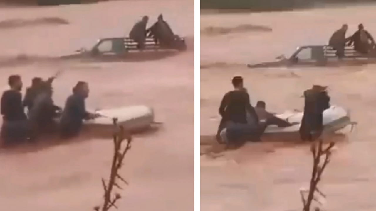 إعصار دانيال يضرب المدن الليبية ويسبب خسائر كبيرة لسكان .. فيديو