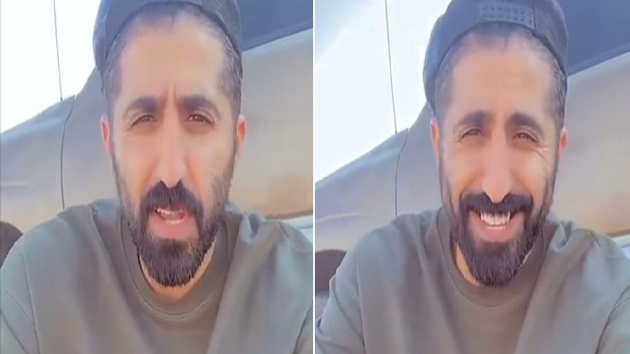 ماجد المرشدي يساعد رجل مسن تعطلت سيارته .. فيديو